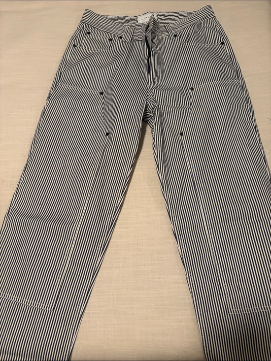 I Love Ugly Other - I love ugly Striped Navy and White Carpenter Pants